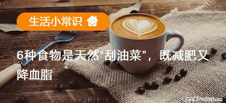 【生活小常识】6种食物是天然“刮油菜”，既减肥又降血脂 - 日照生活资讯 - 日照28生活网 rizhao.28life.com